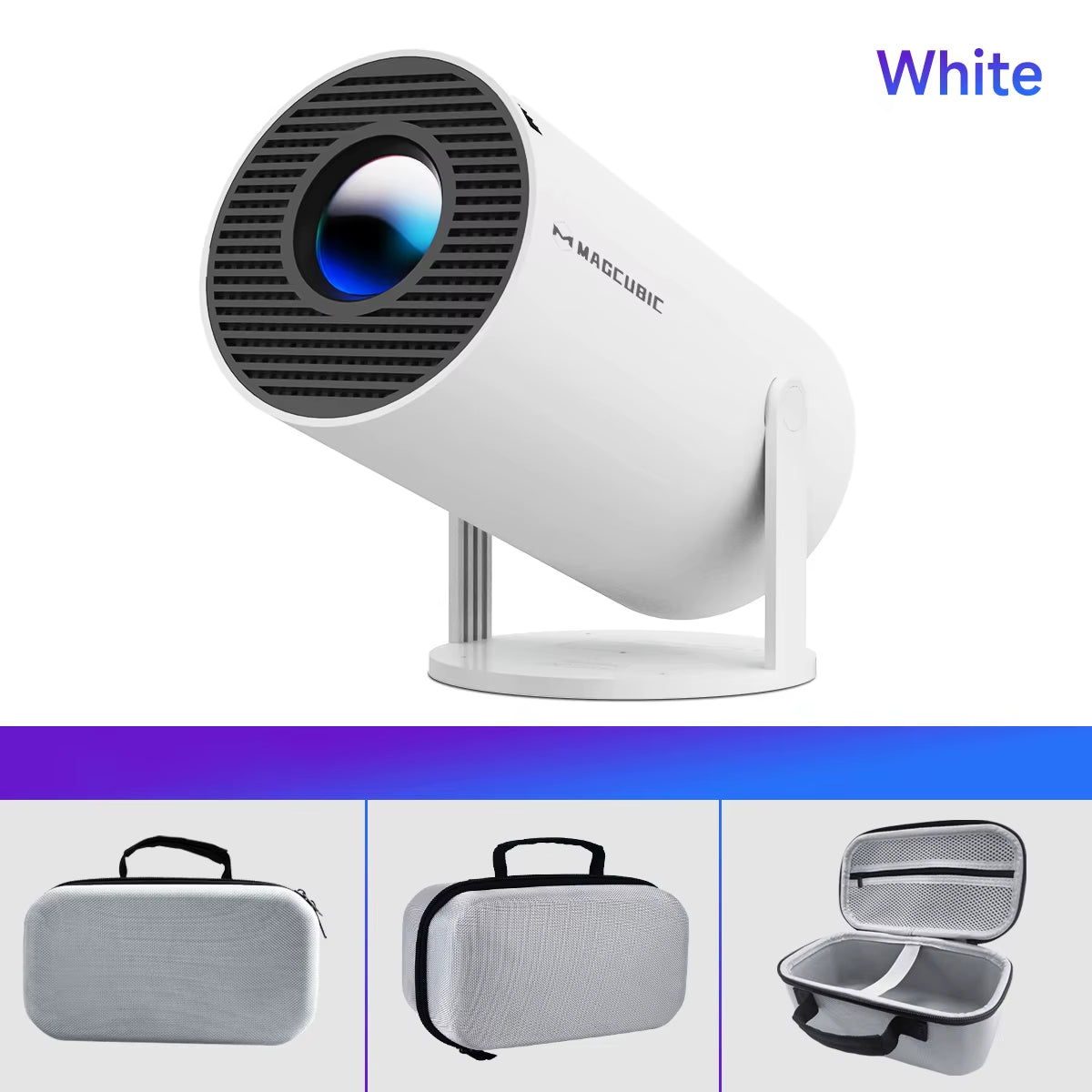 HY300 Pro 8K Android Projector - Dual WiFi 6, 290 ANSI, Allwinner H726, Bluetooth 5.4, 1080P Home & Outdoor Cinema Experience